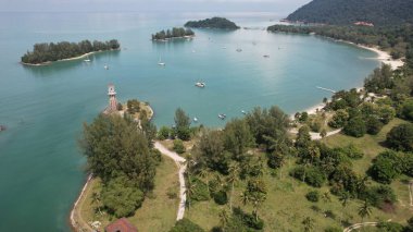 Langkawi, Malezya 24 Haziran 2022: Langkawi 'nin Tarihi Simgeleri, Plajları ve Turist Çekimleri