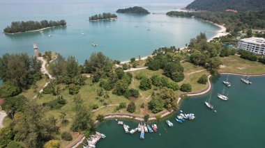 Langkawi, Malezya 24 Haziran 2022: Langkawi 'nin Tarihi Simgeleri, Plajları ve Turist Çekimleri