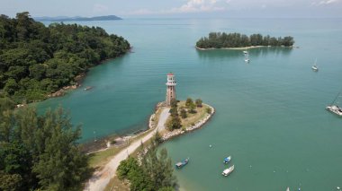 Langkawi, Malezya 24 Haziran 2022: Langkawi 'nin Tarihi Simgeleri, Plajları ve Turist Çekimleri