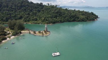Langkawi, Malezya 24 Haziran 2022: Langkawi 'nin Tarihi Simgeleri, Plajları ve Turist Çekimleri