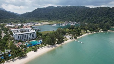 Langkawi, Malezya 24 Haziran 2022: Langkawi 'nin Tarihi Simgeleri, Plajları ve Turist Çekimleri