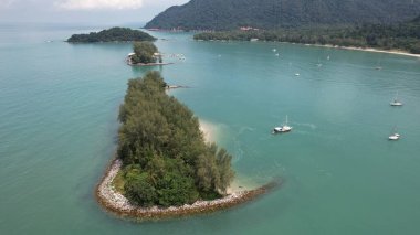 Langkawi, Malezya 24 Haziran 2022: Langkawi 'nin Tarihi Simgeleri, Plajları ve Turist Çekimleri