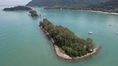 Langkawi, Malezya 24 Haziran 2022: Langkawi 'nin Tarihi Simgeleri, Plajları ve Turist Çekimleri