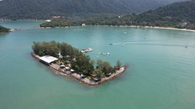 Langkawi, Malezya 24 Haziran 2022: Langkawi 'nin Tarihi Simgeleri, Plajları ve Turist Çekimleri