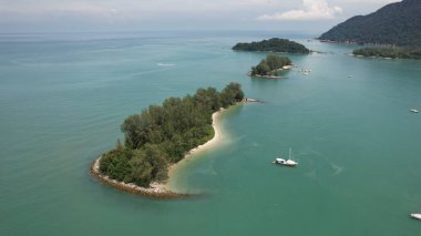 Langkawi, Malezya 24 Haziran 2022: Langkawi 'nin Tarihi Simgeleri, Plajları ve Turist Çekimleri
