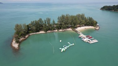 Langkawi, Malezya 24 Haziran 2022: Langkawi 'nin Tarihi Simgeleri, Plajları ve Turist Çekimleri