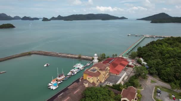 Landmarks Beaches Tourist Attractions Langkawi — Video Stock