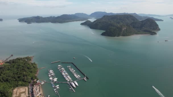 Landmarks Beaches Tourist Attractions Langkawi — Video Stock