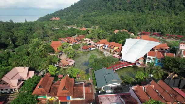 Langkawi Nin Kent Simgeleri Plajları Turist Çekimleri — Stok video