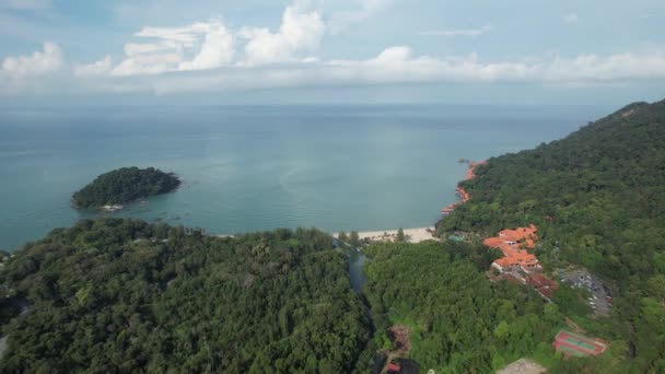 Marcos Praias Atrações Turísticas Langkawi — Vídeo de Stock