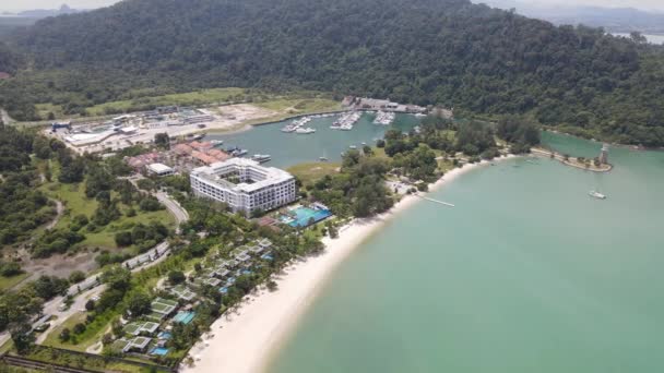 Památky Pláže Turistické Atrakce Langkawi — Stock video