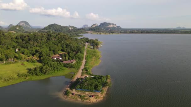 Langkawi Nin Kent Simgeleri Plajları Turist Çekimleri — Stok video