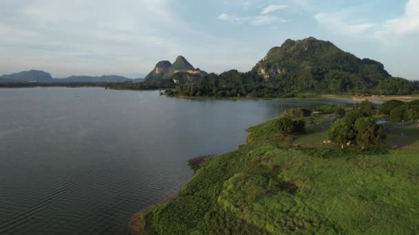 Paddy Rice Fields Kedah Och Perlis Malaysia — Stockvideo