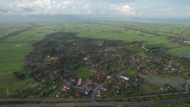 Kedah ve Perlis 'in Paddy Rice Tarlaları, Malezya