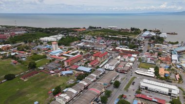 Perlis, Malezya 29 Haziran 2022: Kuala Perlis Sahil Kenti