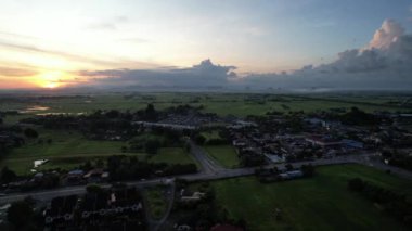 Kedah ve Perlis 'in Paddy Rice Tarlaları, Malezya