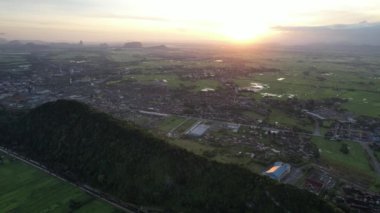 Kedah ve Perlis 'in Paddy Rice Tarlaları, Malezya
