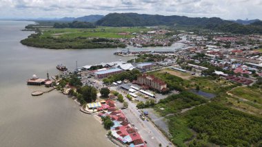 Perlis, Malezya 29 Haziran 2022: Kuala Perlis Sahil Kenti