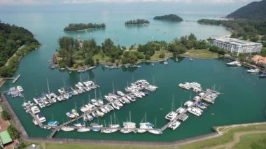 Langkawi, Malezya 24 Haziran 2022: Langkawi 'nin Tarihi Simgeleri, Plajları ve Turist Çekimleri