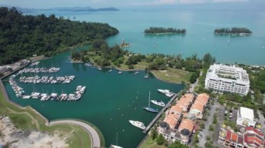 Langkawi, Malezya 24 Haziran 2022: Langkawi 'nin Tarihi Simgeleri, Plajları ve Turist Çekimleri