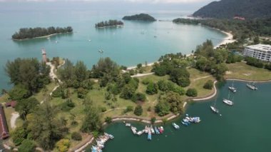 Langkawi, Malezya 24 Haziran 2022: Langkawi 'nin Tarihi Simgeleri, Plajları ve Turist Çekimleri