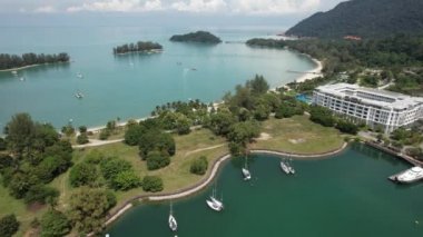 Langkawi, Malezya 24 Haziran 2022: Langkawi 'nin Tarihi Simgeleri, Plajları ve Turist Çekimleri