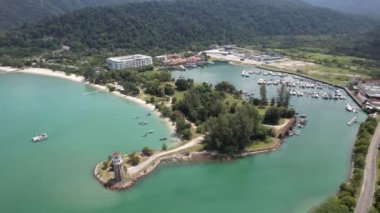 Langkawi, Malezya 24 Haziran 2022: Langkawi 'nin Tarihi Simgeleri, Plajları ve Turist Çekimleri