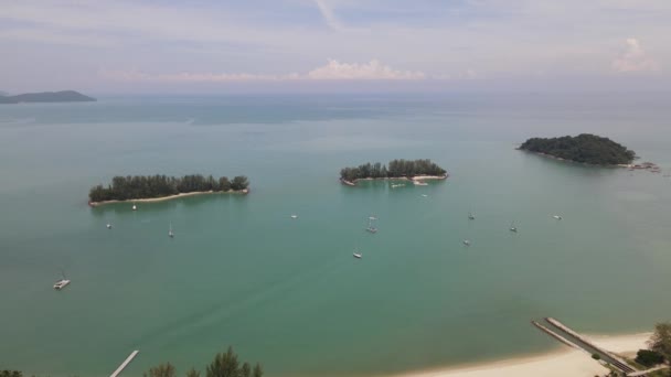 Лангкави Малайзия Июня 2022 Года Достопримечательности Пляжи Туристические Достопримечательности Лангкави — стоковое видео