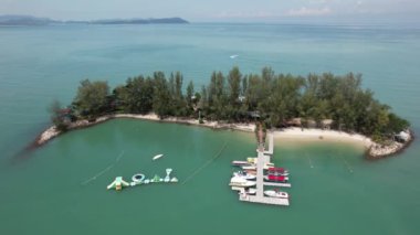 Langkawi, Malezya 24 Haziran 2022: Langkawi 'nin Tarihi Simgeleri, Plajları ve Turist Çekimleri