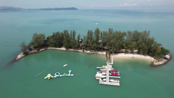 マレーシア ランカウイ2022年6月24日 ランカウイ島のランドマーク ビーチ 観光スポット — ストック動画