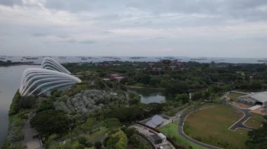 Marina Körfezi, Singapur - 13 Temmuz 2022: Singapur Tarihi Binalar ve Turist Çekimleri