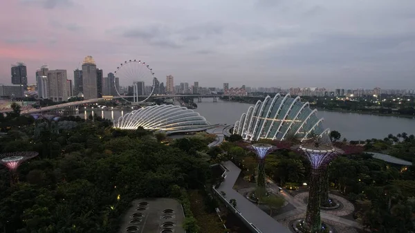 Marina Bay Singapur Juli 2022 Die Wahrzeichen Und Touristenattraktionen Singapurs — Stockfoto