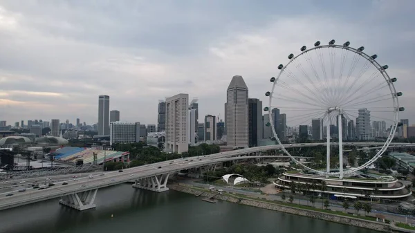 Marina Körfezi Singapur Temmuz 2022 Singapur Tarihi Binalar Turist Çekimleri — Stok fotoğraf