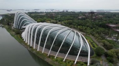 Marina Bay, Singapore - July 13, 2022: The Landmark Buildings and Tourist Attractions of Singapore