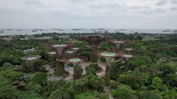 Marina Bay Singapura Julho 2022 Landmark Buildings Tourist Attractions Singapore — Fotografia de Stock