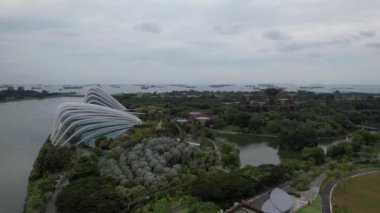 Marina Körfezi, Singapur - 13 Temmuz 2022: Singapur Tarihi Binalar ve Turist Çekimleri