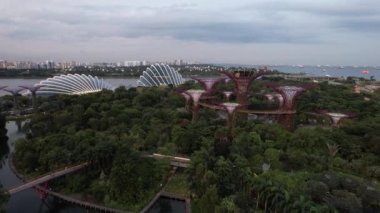 Marina Körfezi, Singapur - 13 Temmuz 2022: Singapur Tarihi Binalar ve Turist Çekimleri
