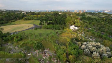 Marina Körfezi, Singapur - 13 Temmuz 2022: Singapur Tarihi Binalar ve Turist Çekimleri