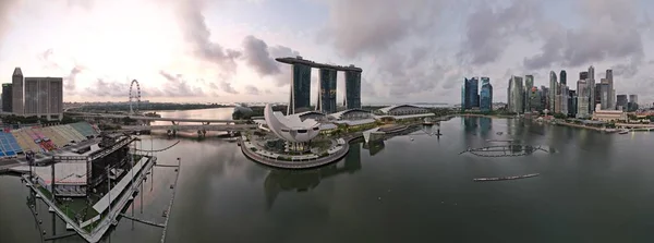 Marina Bay Singapore July 2022 Landmark Buildings Tourist Attractions Singapore — Fotografia de Stock