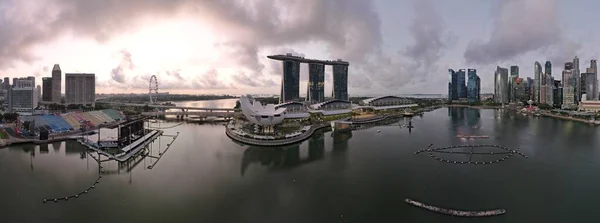Marina Bay Singapore July 2022 Landmark Buildings Tourist Attractions Singapore — ストック写真