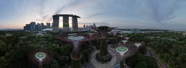 Marina Bay Singapore July 2022 Landmark Buildings Tourist Attractions Singapore — Stockfoto