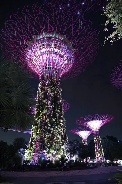 Marina Bay Singapore July 2022 Landmark Buildings Tourist Attractions Singapore — Foto de Stock