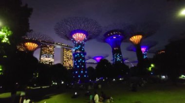 Marina Körfezi, Singapur - 13 Temmuz 2022: Singapur Tarihi Binalar ve Turist Çekimleri