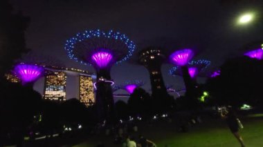 Marina Körfezi, Singapur - 13 Temmuz 2022: Singapur Tarihi Binalar ve Turist Çekimleri