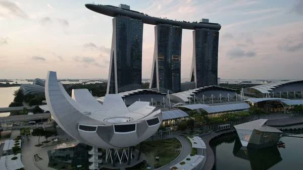 Marina Bay Singapore July 2022 Landmark Buildings Tourist Attractions Singapore — Φωτογραφία Αρχείου