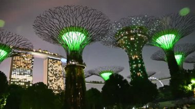 Marina Körfezi, Singapur - 13 Temmuz 2022: Singapur Tarihi Binalar ve Turist Çekimleri
