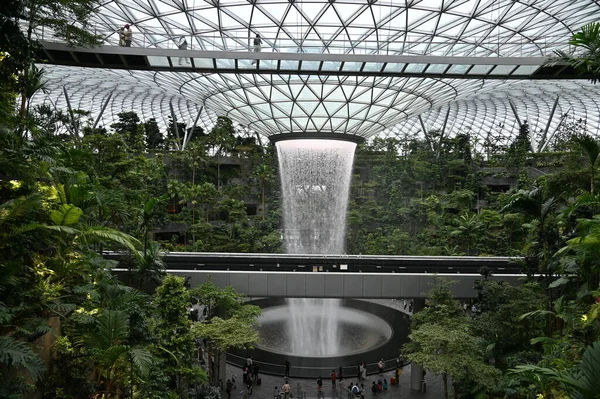 Changi Singapura Julho 2022 Paisagens Modernas Aeroporto Changi — Fotografia de Stock