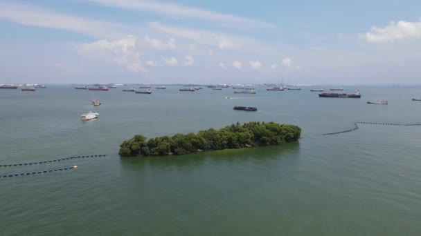 Sentosa Singapur Lipca 2022 Zabytkowe Budynki Atrakcje Turystyczne Wyspy Sentosa — Wideo stockowe