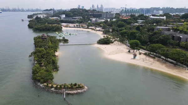 Sentosa Singapore July 2022 Landmark Buildings Tourist Attractions Sentosa Island — Stok fotoğraf