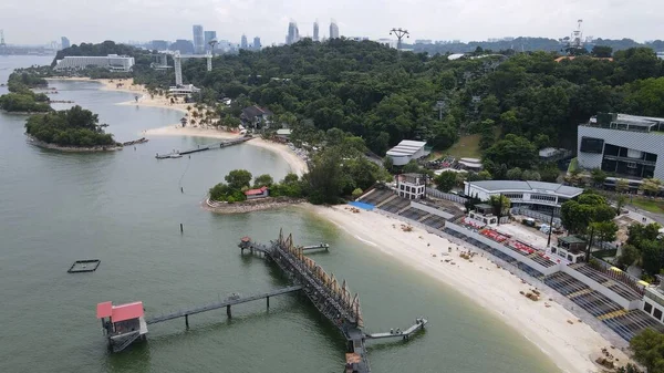 Sentosa Singapore July 2022 Landmark Buildings Tourist Attractions Sentosa Island — Stok fotoğraf